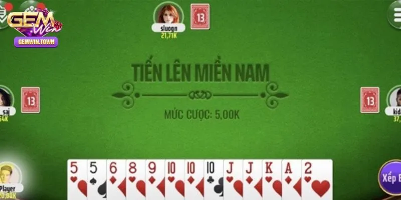 Đánh bài tiến lên miền Nam - Luật chơi cơ bản