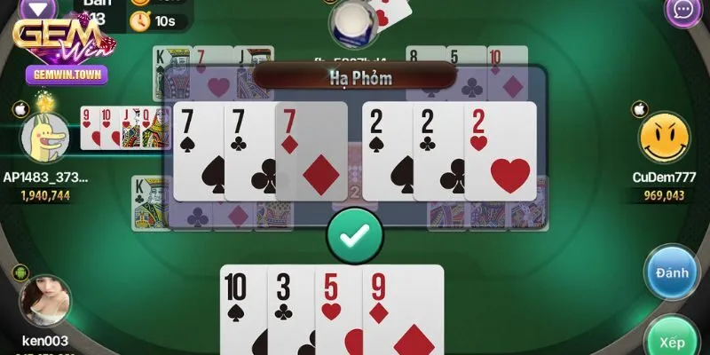 Cách chơi bài Phỏm chi tiết nhất cho newbie